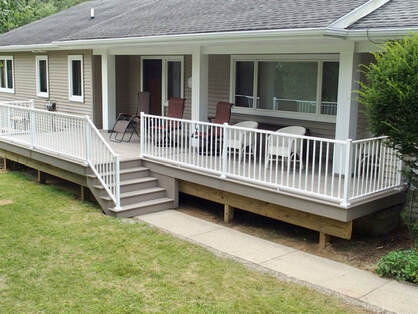 After FiberOn Decking in Sandstone