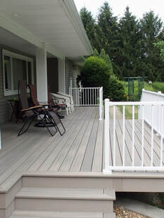 After FiberOn Decking in Sandstone